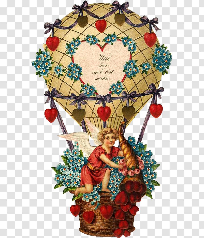 Valentine's Day Hot Air Balloon Heart - Birthday Transparent PNG