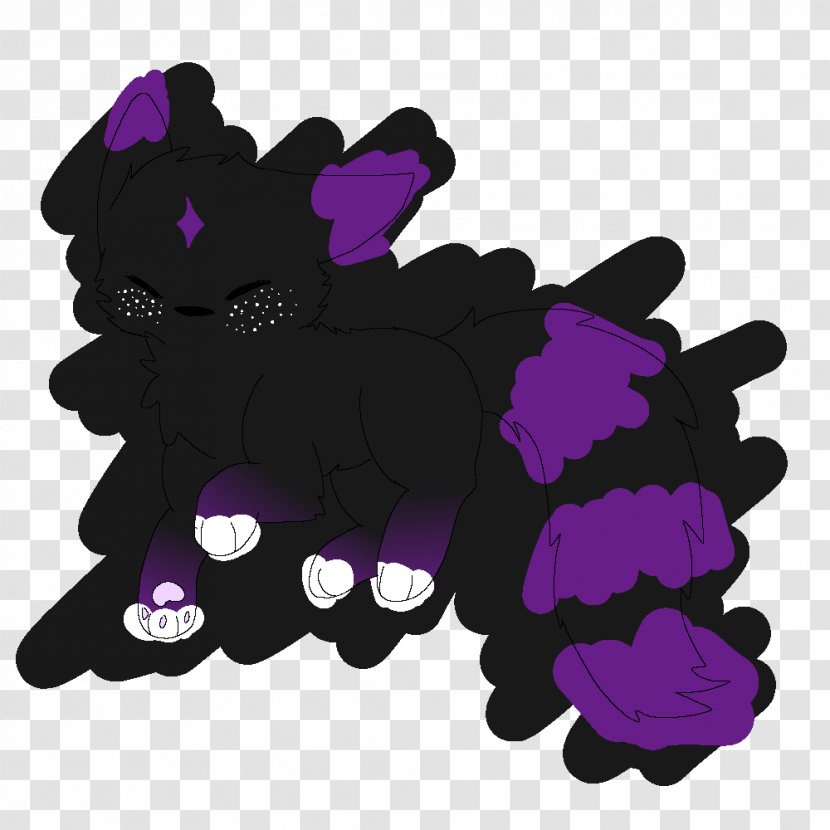 Paw Black M Clip Art - Purple - Maybe Transparent PNG