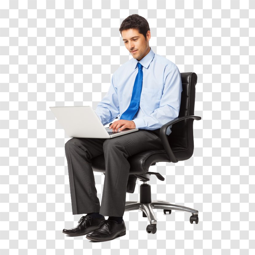 Office & Desk Chairs Laptop Businessperson Stock Photography - Chair Transparent PNG
