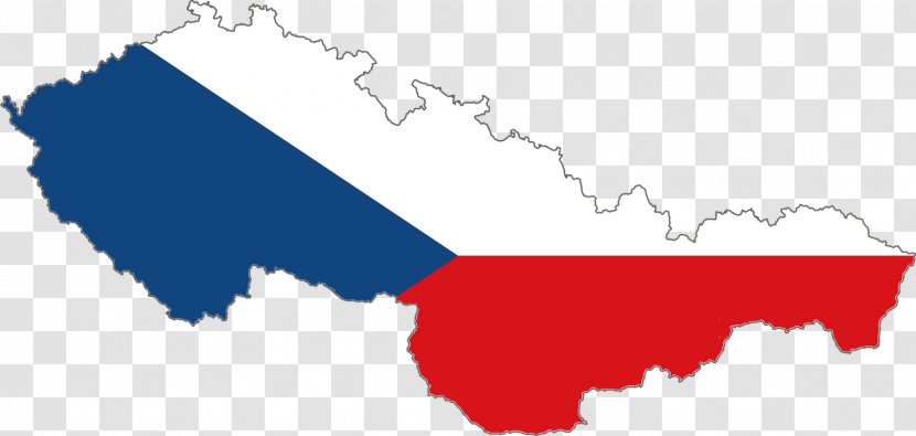 Flag Of The Czech Republic Czechoslovakia Map - Europe - Country Transparent PNG