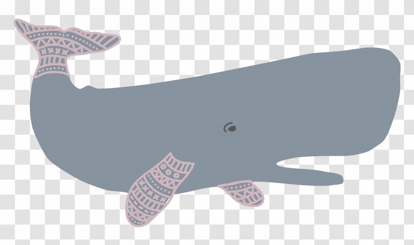 Marine Mammal Purple Blue Dolphin Drawing - Violet Transparent PNG