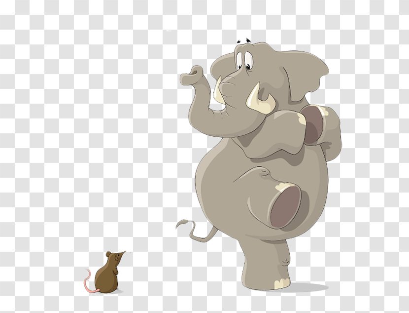 Mouse Elephant Clip Art - Fear Of Mice - And Stock Image Transparent PNG