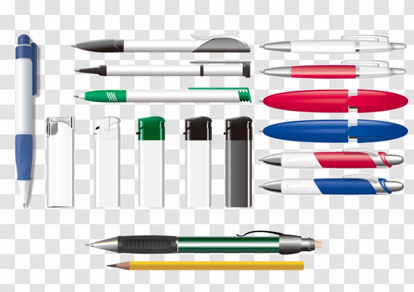 Ballpoint Pen Artwork - Tree - Pencils And Lighters Transparent PNG