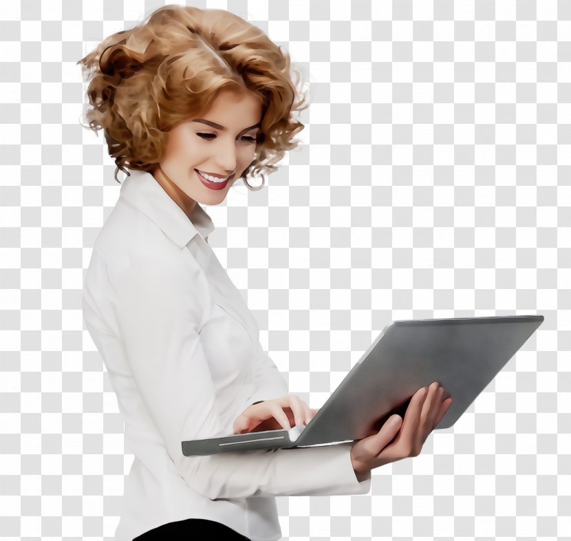 Job Laptop White-collar Worker Reading Employment Transparent PNG