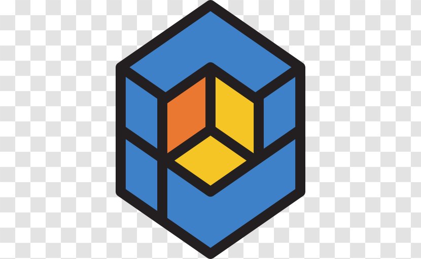Geometric Shape Geometry Cube Line - Logo Transparent PNG
