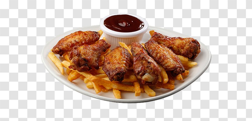 Fried Chicken Buffalo Wing And Chips Burgas Potato Wedges - Starter FOOD Transparent PNG
