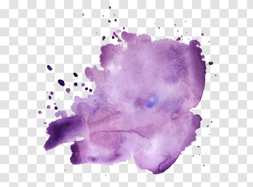Creative Watercolor Painting Royalty-free - Purple Transparent PNG