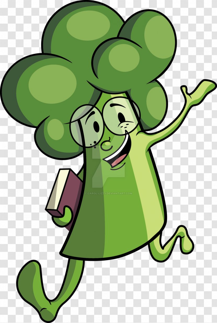 Broccoli Character Cartoon Clip Art - Flowering Plant Transparent PNG