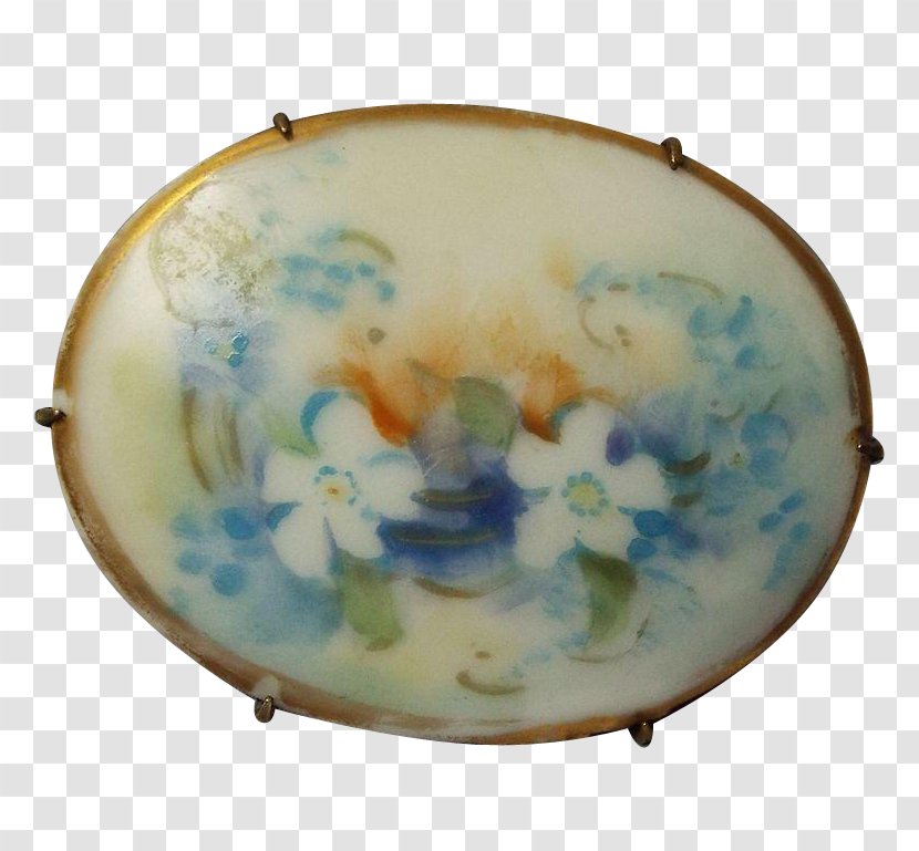 Tableware Platter Ceramic Plate Porcelain - Hand-painted Floral Material Transparent PNG