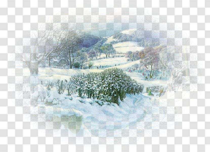 Clip Art Image GIF Desktop Wallpaper - Animation - Winter Landscape Transparent PNG