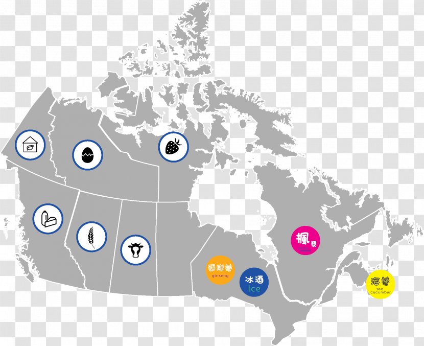 Canada Vector Map Royalty-free - Mammal Transparent PNG