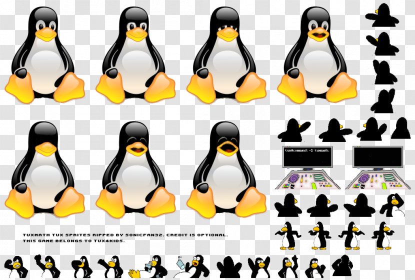 Tux, Of Math Command Penguin Mathematics Video Games - Personal Computer Transparent PNG