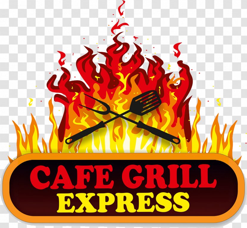 Barbecue Cafe Logo Flame - Brand Transparent PNG
