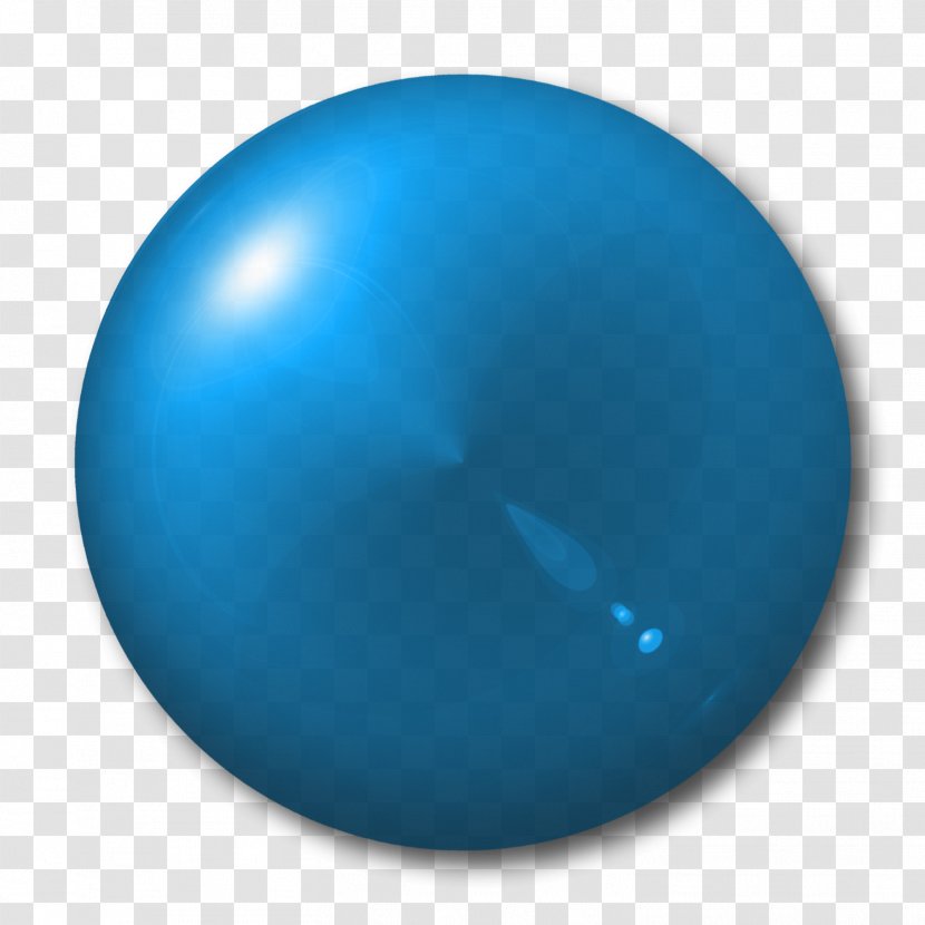 Blue Aqua Turquoise Azure Teal - Sphere - Electric Transparent PNG