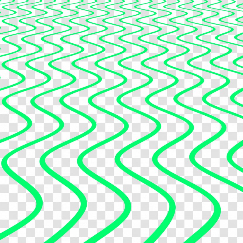 Green - Color - Bend Wave Background Transparent PNG