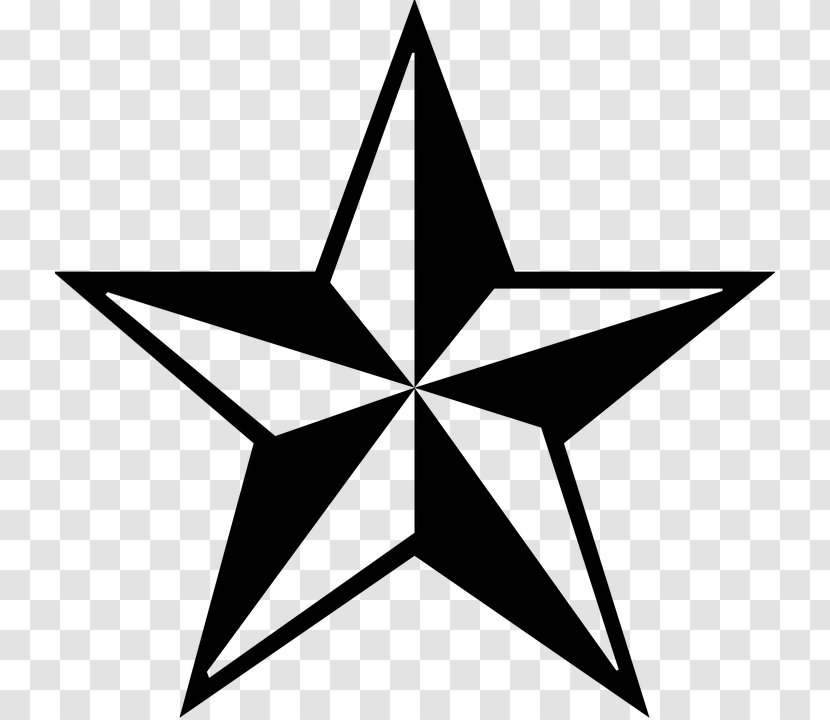 Star Clip Art - Triangle - Monochrome Photography Transparent PNG