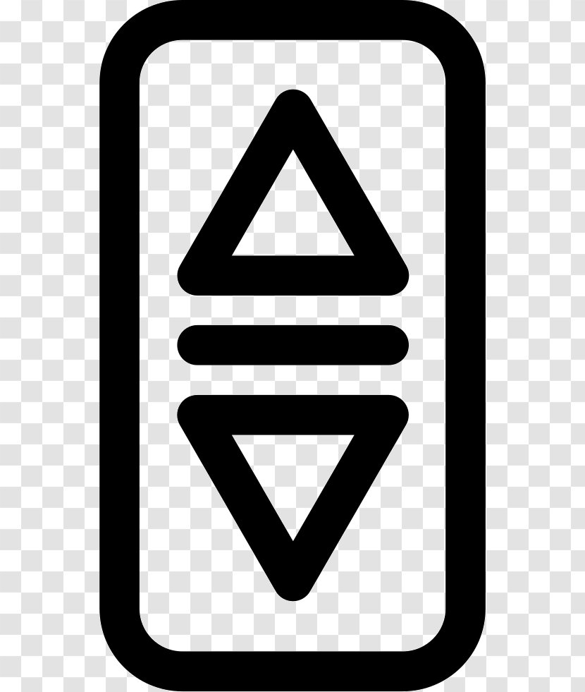 Trebilift, S.r.o. Elevator Logo Brand - Black And White - Triangle Transparent PNG