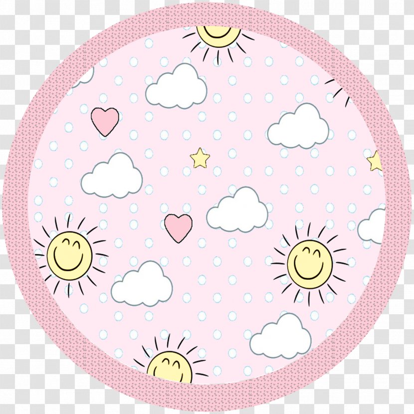 Circle Pink M Point Cartoon Transparent PNG