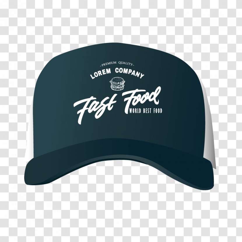 Baseball Cap Hat Fashion - Trucker - Dark Blue Transparent PNG