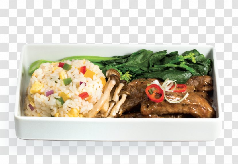 Bento Airline Meal Air Transportation Breakfast - Travel Class - Beef Tenderloin Transparent PNG