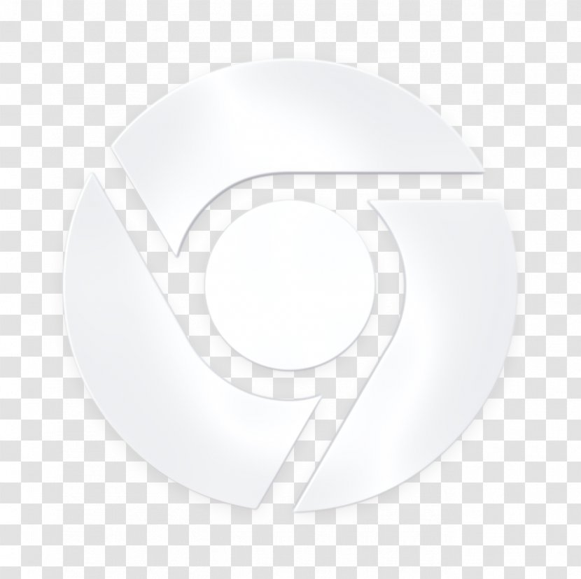 Chrome Icon Media Online - Logo - Monochrome Photography Emblem Transparent PNG