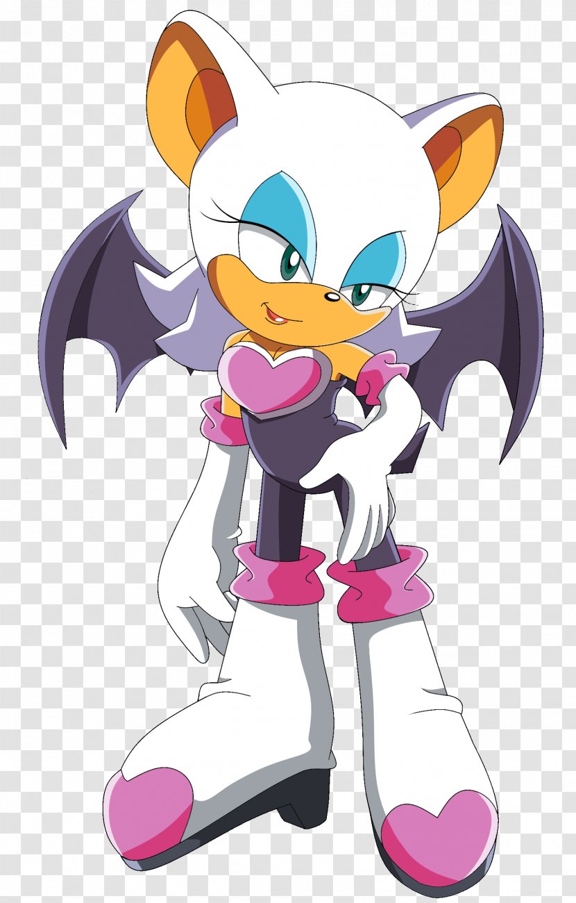 Rouge The Bat Knuckles Echidna Sonic & Hedgehog Shadow - Tree Transparent PNG