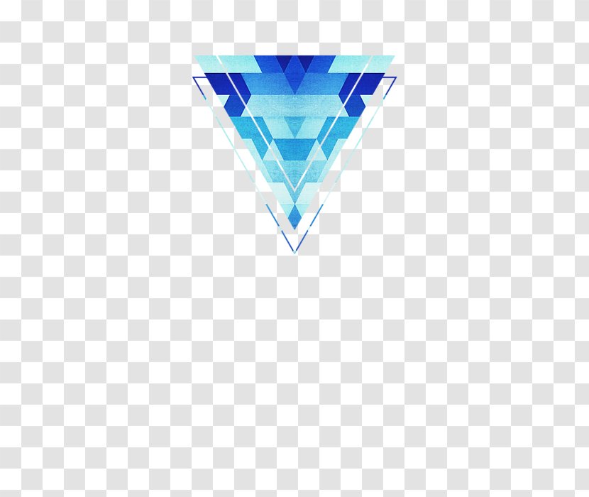 Triangle Geometry Pattern - Inverted Transparent PNG