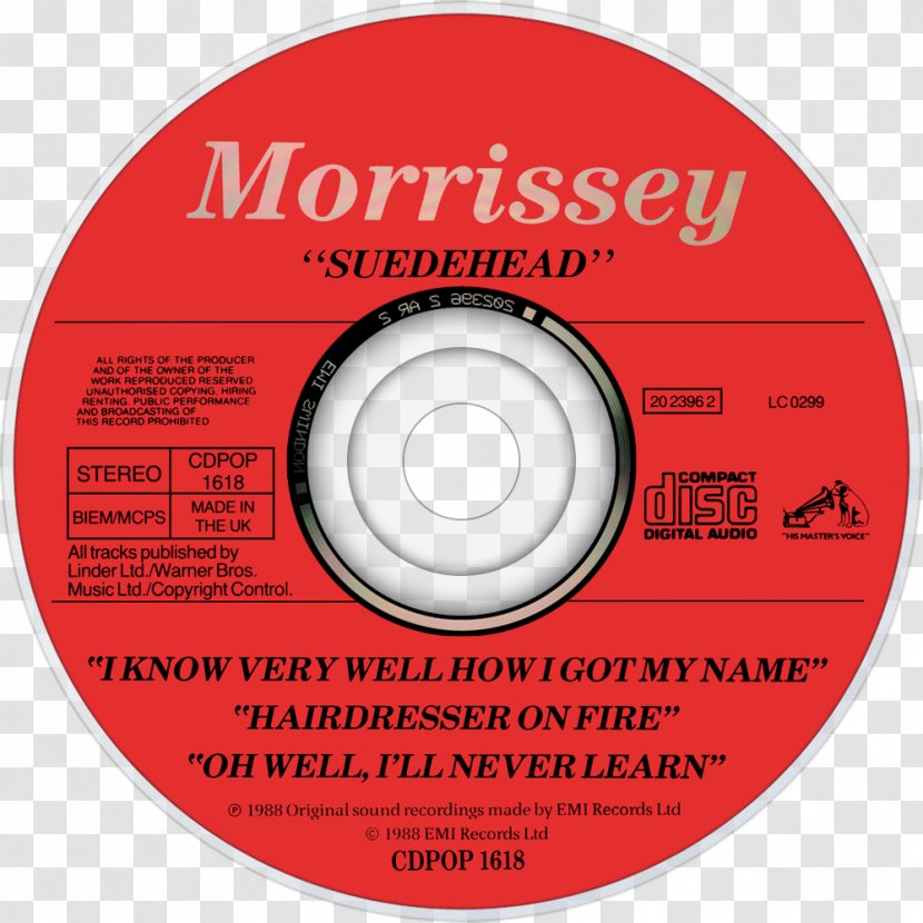 Compact Disc Morrissey Hairdresser On Fire Brand - Dvd Transparent PNG