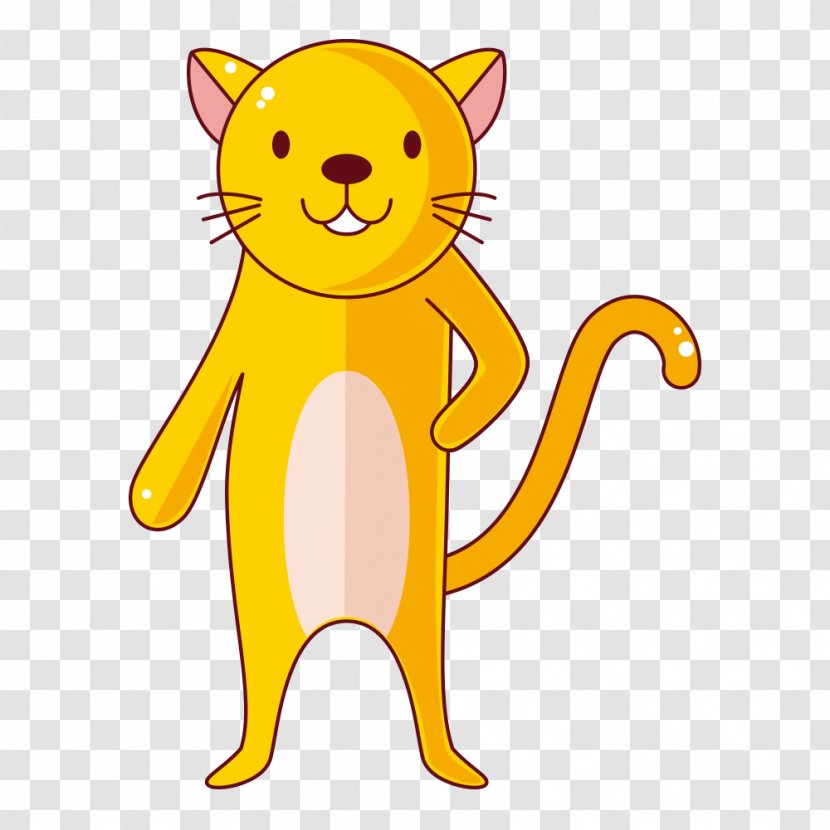 Whiskers Cat Kitten Clip Art - Tail - Little Fox Transparent PNG