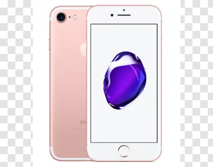 Apple IPhone 7 Plus Rose Gold Telephone - Technology Transparent PNG