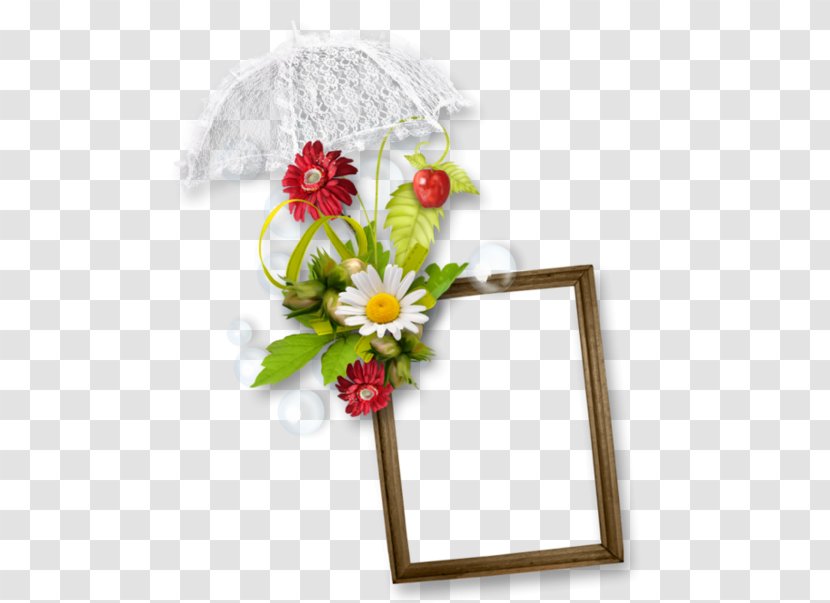 Flower Painting Digital Photo Frame Clip Art - Picture Frames Transparent PNG