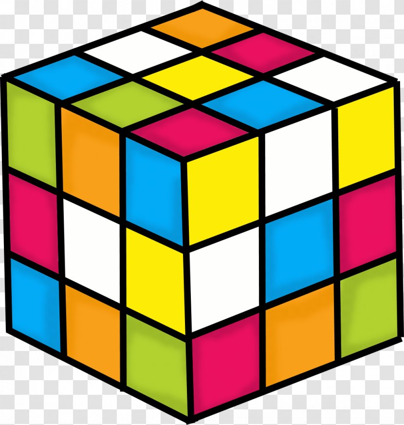 1980s Blog Free Content Clip Art - Rubiks Cube - Impact Cliparts Transparent PNG