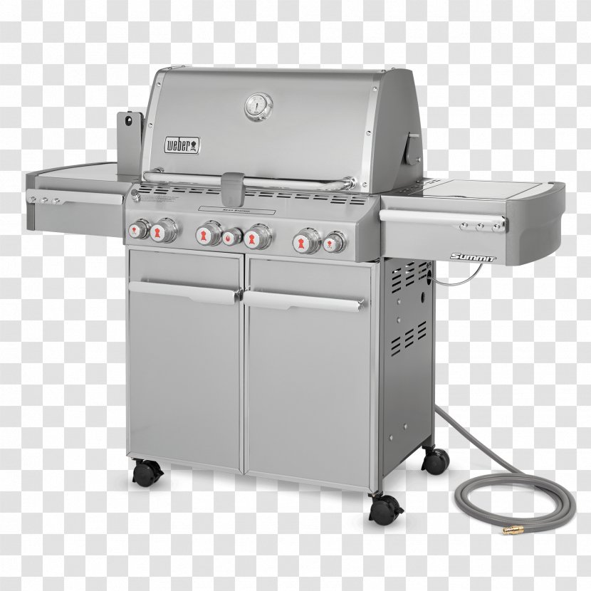 Barbecue Weber Genesis II LX S-440 Weber-Stephen Products Summit S-470 S-310 - Outdoor Grill Rack Topper - Natural Gas Grills Transparent PNG