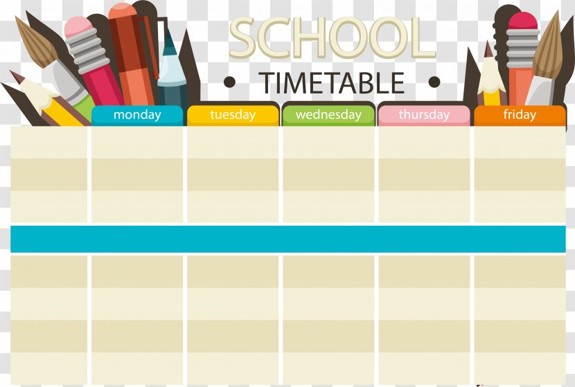 Graphic Design Paintbrush - Brand - Brush Pencil Lesson Schedule Transparent PNG