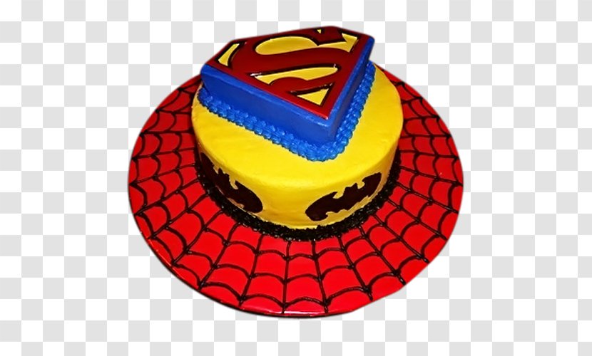 Birthday Cake Superman Spider-Man Decorating - Torte - Spiderman Transparent PNG