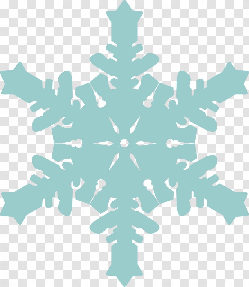 Snowflake Motif Pattern - Green Transparent PNG