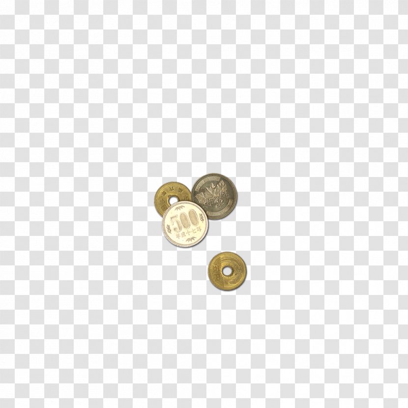 Material Metal Body Piercing Jewellery Circle Pattern - Jewelry - Coin Transparent PNG