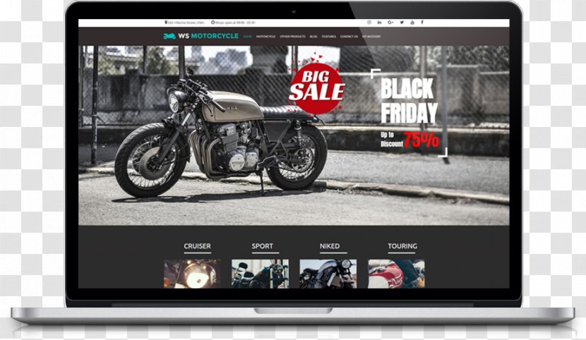 Wheel Motorcycle Motor Vehicle WooCommerce Responsive Web Design - Flower Transparent PNG