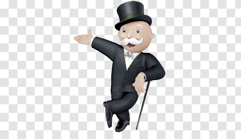 Rich Uncle Pennybags Monopoly City Junior Streets - Game 2 Transparent PNG