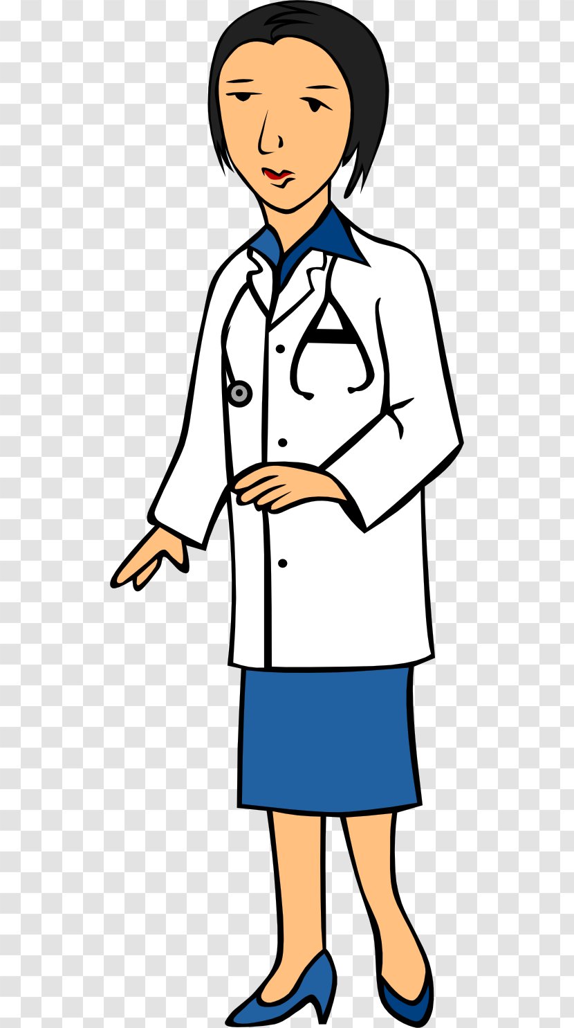 Physician Woman Female Clip Art - Heart - Free Doctor Clipart Transparent PNG