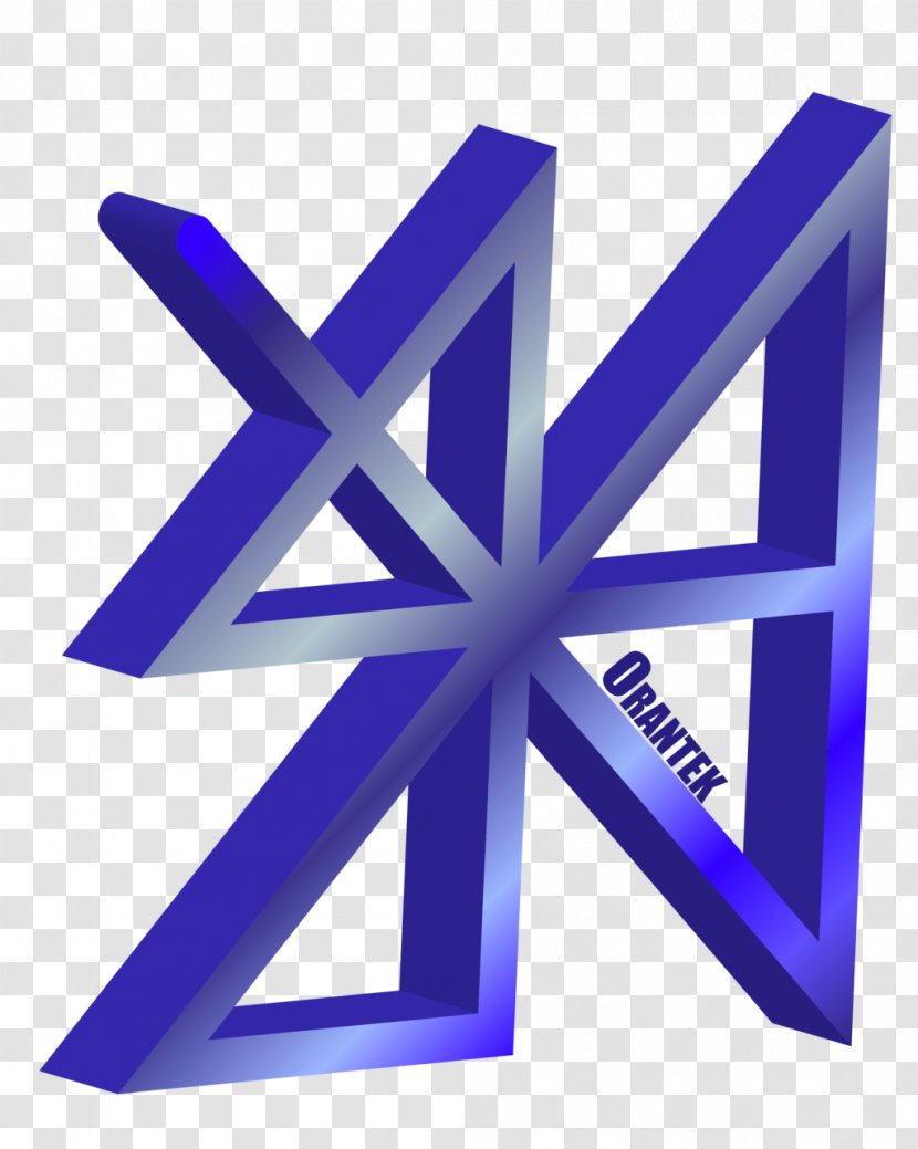 Line Angle Brand - Electric Blue Transparent PNG