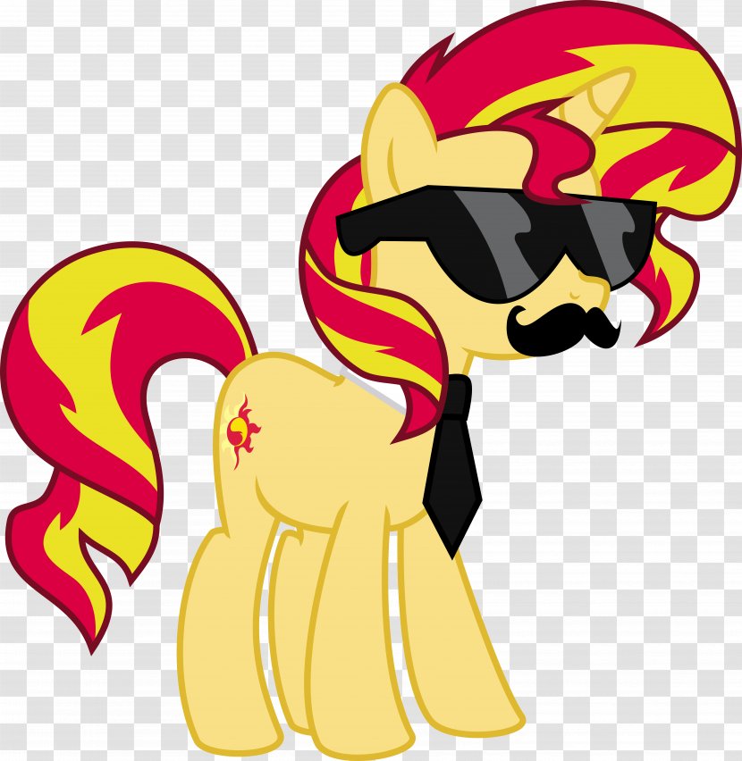 Sunset Shimmer Pinkie Pie Pony Twilight Sparkle Rainbow Dash - Yellow - Vector Transparent PNG