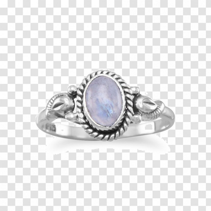 Moonstone Ring Sterling Silver Jewellery Transparent PNG