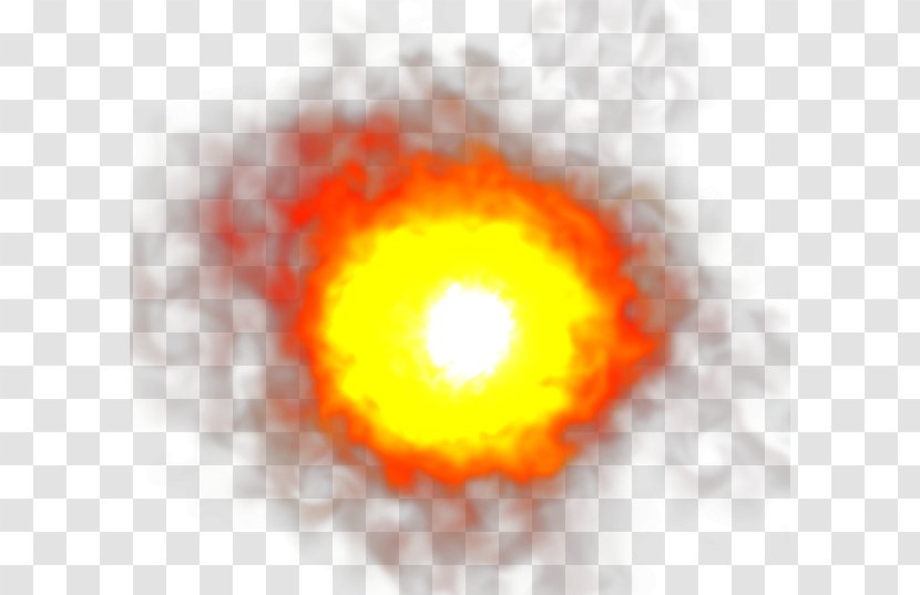 Fire Flame - Yellow - Fireball Effect Transparent PNG