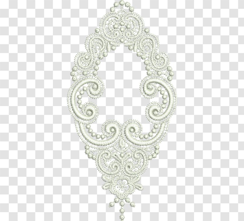 Crocheted Lace Embroidery Pattern Textile - Visual Arts Transparent PNG