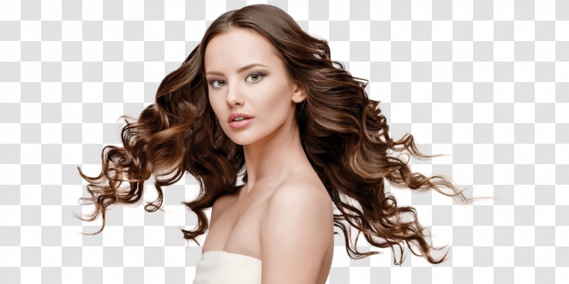 Long Hair Locken Coloring Beauty - Silhouette Transparent PNG