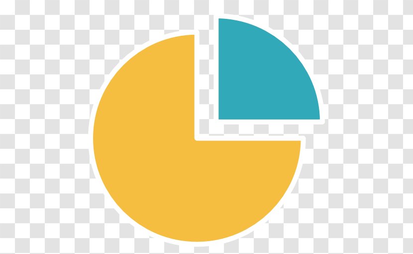Pie Chart Diagram - Logo - Quarters Transparent PNG