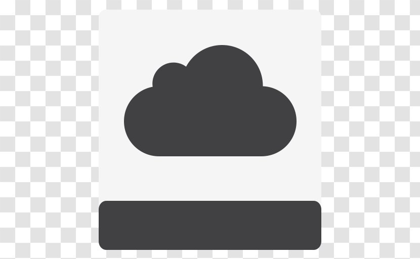 ICloud Drive Google - Black And White - Icloud Icon Transparent PNG
