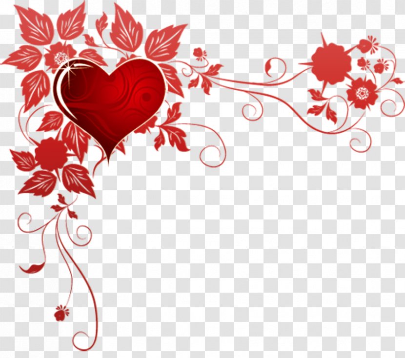 Valentine's Day Heart Clip Art - Silhouette Transparent PNG