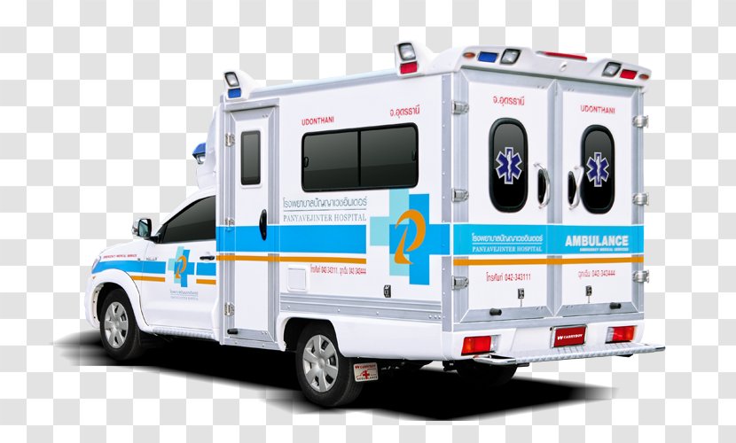 Car Compact Van Police Ambulance - Commercial Vehicle Transparent PNG